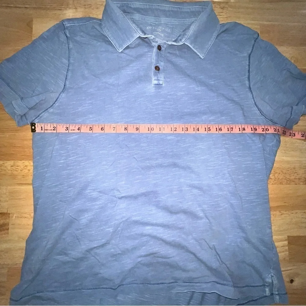 Banana Republic Men’s Vintage Polo Shirt Large - Soft Blue Casual Style